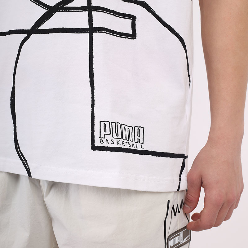 Мужская футболка PUMA Court AOP Tee (53057101)  - цена, описание, фото 2